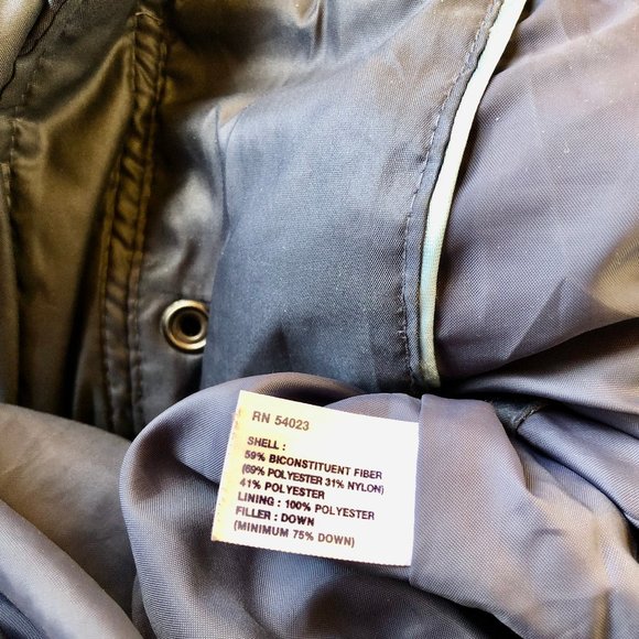 GAP Gray Down Puffer Vest Snap & Zip Pockets Womens M - Picture 9 of 11